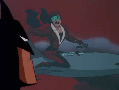 Roxy Rocket kommt Batman davon.