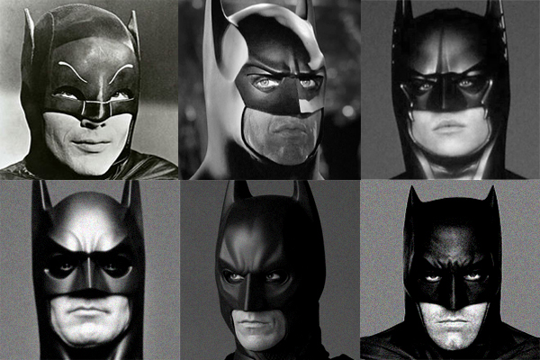 Die sechs Dunklen Ritter des Kinos. (Warner Bros.)