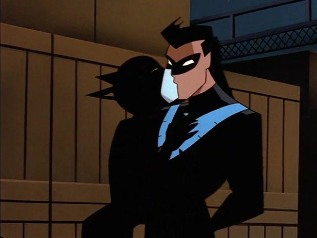 Catwoman küsst Nightwing