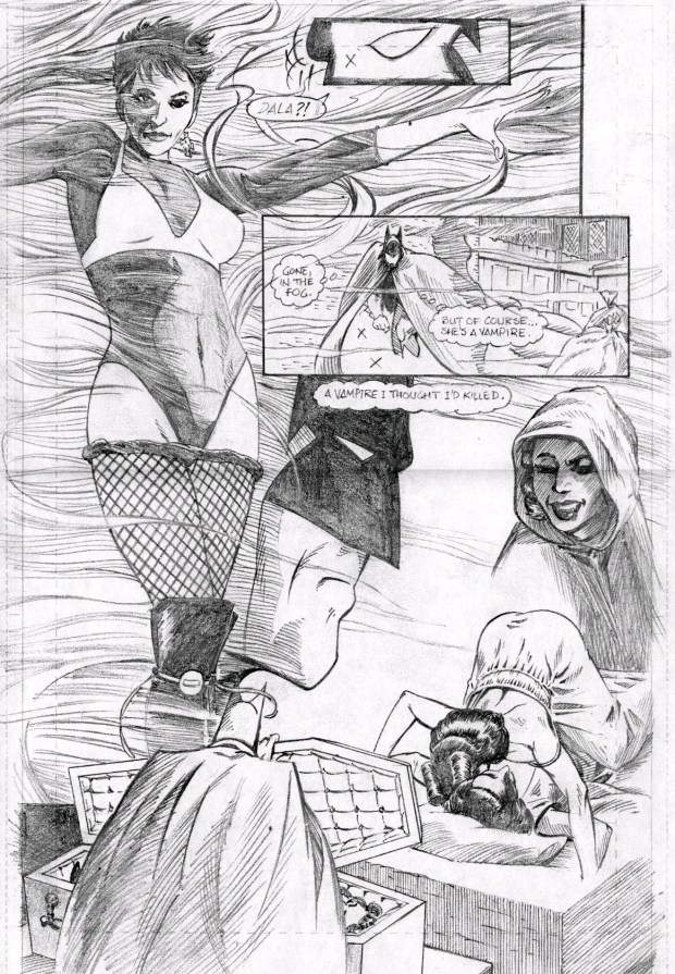 Dala trifft Batman in Dark Detective III