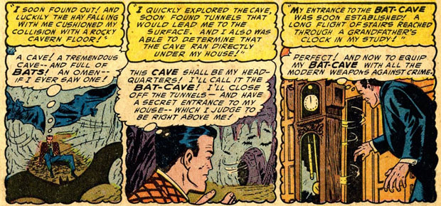 Bruce Wayne entdeckt die Bathöhle