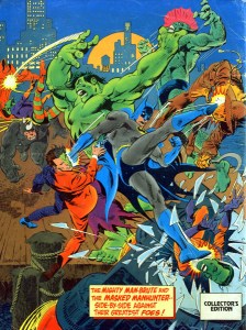Batman vs. Hulk (Back Cover)
