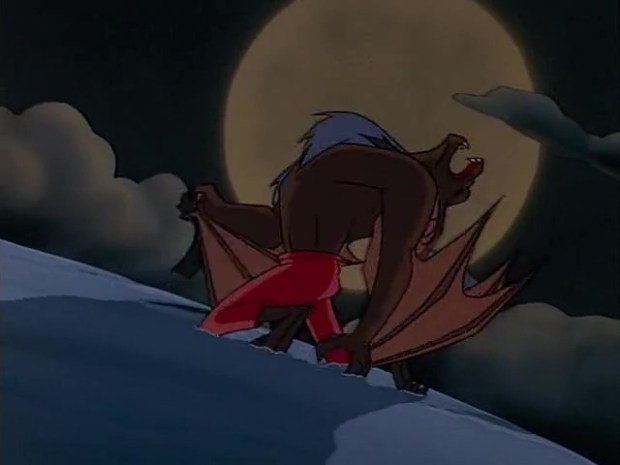 She-Bat heult den Mond an