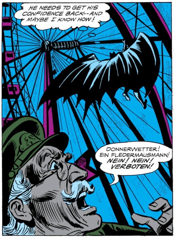 Batman auf dem Riesenrad