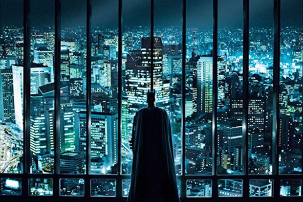 Batman und Gotham: Posterausschnitt aus The Dark Knight. (Warner Bros.)