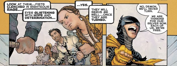 Greta Thunberg in "Dark Knight: The Golden Child"